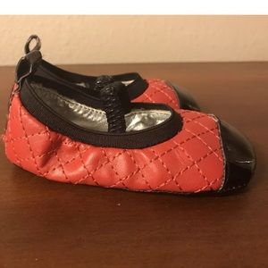 infant quilted patent leather dress shoe